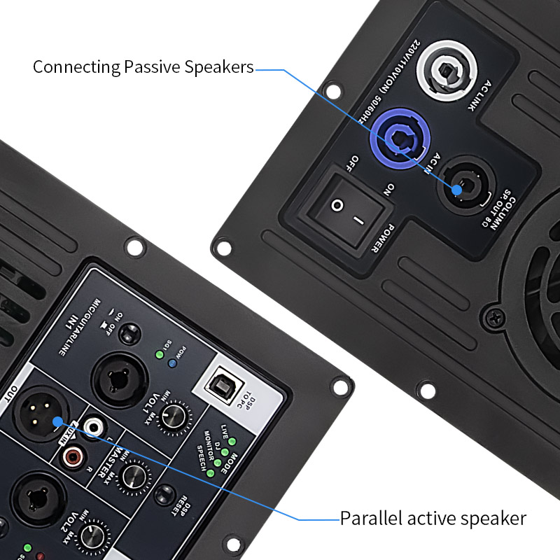 MD1000D Profi-Leistungsverstärker-Audiomodulplatine für professionelle aktive tragbare Lautsprecher