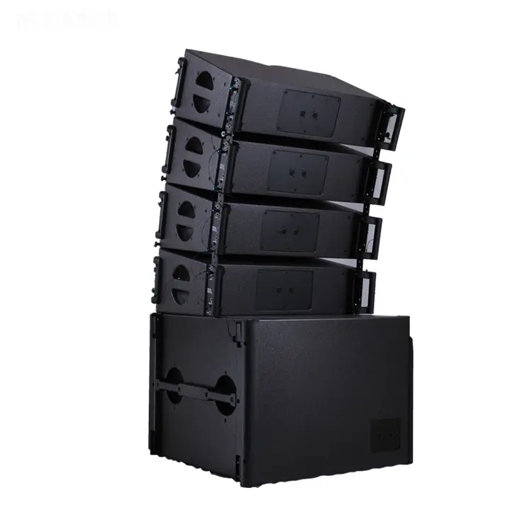 Dualer 18-Zoll-Subwoofer Line Array Pro Sound-Lautsprechersystem Leistungsverstärker Professionelle Bühnenmusik-Soundausrüstung Komplettset