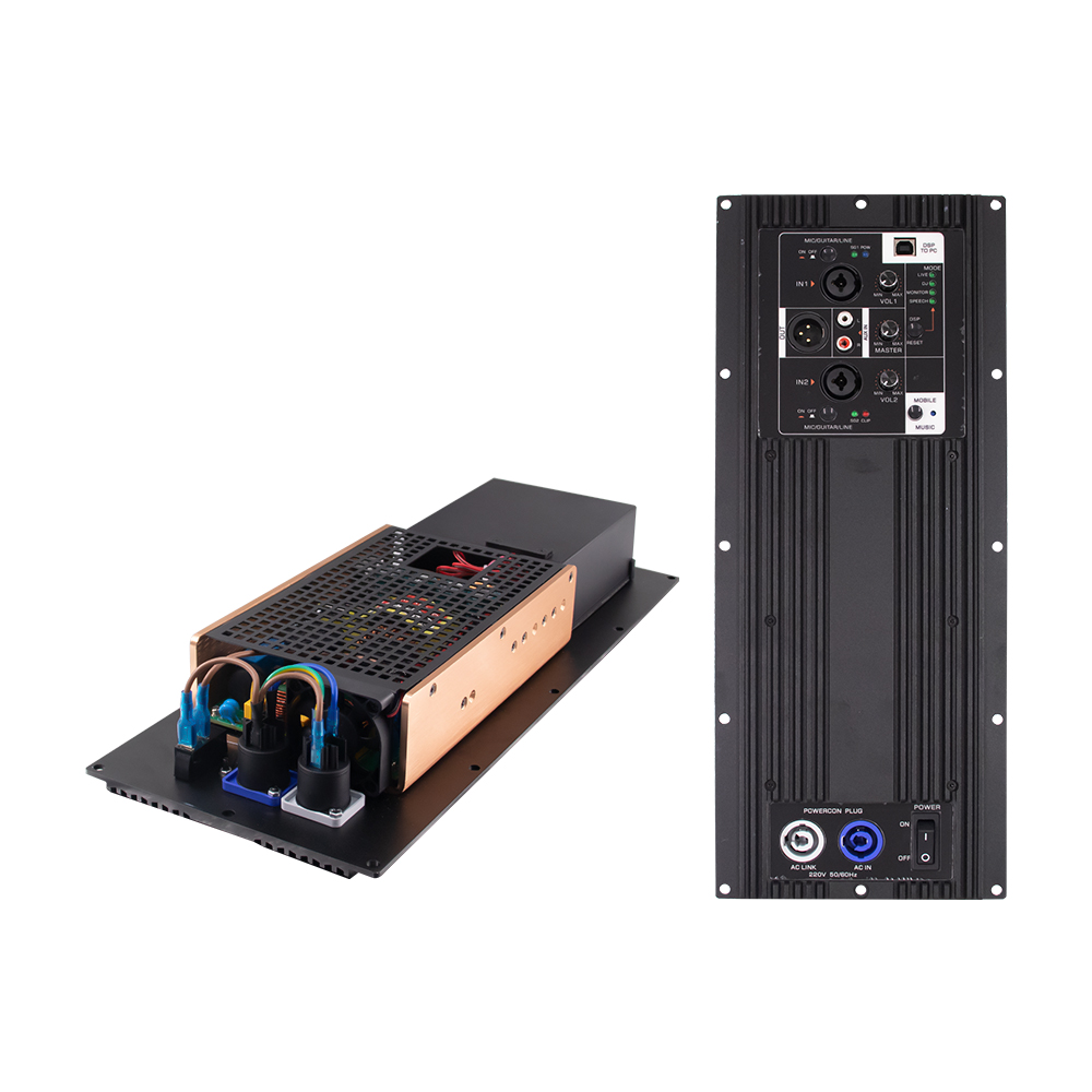 Lihui Power AMP Modul 2 Kanäle 1000 W Class D Audio Bass Subwoofer Aktivlautsprecher Plattenverstärker Leistungsverstärker Breit