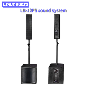 Lihui Audio Niedrige Preise Hervorragende Klangqualität 1000 W DSP Aktiver 110 V ~ 240 V Subwoofer Säulenlautsprecher Line Array PA-System für die Bühne