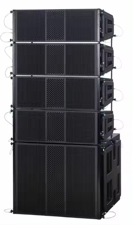 Passiver 18-Zoll-Subwoofer-Lautsprecher, Dualer 12-Zoll-Line-Array-Lautsprecher für professionelle Outdoor-Performance-Lautsprecher 