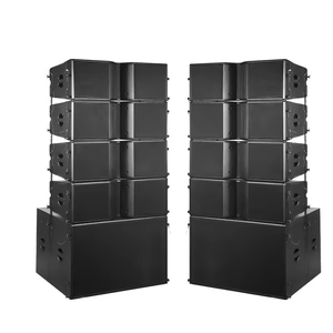 Passiver 18-Zoll-Subwoofer-Lautsprecher, Dualer 12-Zoll-Line-Array-Lautsprecher für professionelle Outdoor-Performance-Lautsprecher 